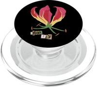 Flamme Lily botanique Plantes vénéneuses symbolisme Fleur PopSockets PopGrip pour MagSafe