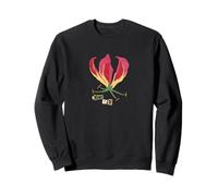 Flamme Lily botanique Plantes vénéneuses symbolisme Fleur Sweatshirt