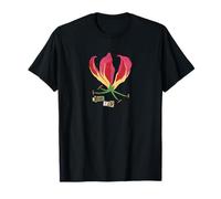 Flamme Lily botanique Plantes vénéneuses symbolisme Fleur T-Shirt