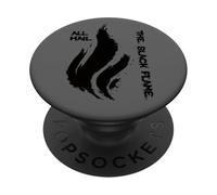 Flamme Noire Feu intérieur Conscient de soi Païen Liberté PopSockets PopGrip Adhésif