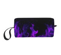 Flamme Violette, Trousse de Maquillage Trousse à cosmétiques Trousse de Toilette de Voyage Portable Pochette de Maquillage