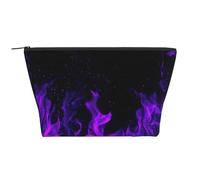 Flamme Violette, Trousse de Toilette Trousse de Maquillage Sac à cosmétiques Trousse de Toilette de Voyage Portable