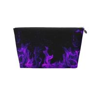 Flamme Violette, Trousse de Toilette Trousse de Maquillage Sac à cosmétiques Trousse de Toilette de Voyage Portable