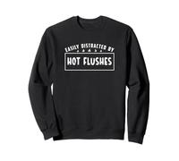 Flammes de ménopause Amusantes pour Femme Facilement distraits par Les bouffées de Chaleur Sweatshirt