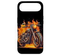 Flammes de Moto Cool et Amour brûlant de la Moto Coque pour iPhone Air