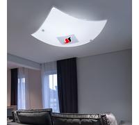 Flammes Design Verre Plafonniers Blanc Clients Chambre Éclairage Lampe Couloir