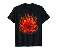 Flammes en Cristal de Lotus en Forme de Fleur de phœnix brûlant T-Shirt