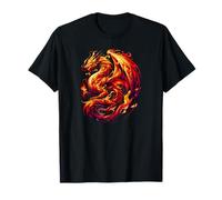 Flammes mythiques du Dragon de feu T-Shirt