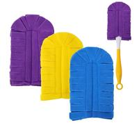 Flammi Lot de 3 recharges pour plumeau Swiffer - Réutilisables - Résistantes - Compatibles avec plumeau à Main Swiffer - Couleurs mélangées