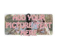 Flammo Portefeuille personnalisé pour homme, porte-cartes personnalisé pour mari avec votre image/texte, choix pour Noël et la fête des pères (taille unique), DSW-Onesize