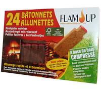 Flam'Up 0500 Allume-feu naturel Bois compresse 24 Bâtonnets