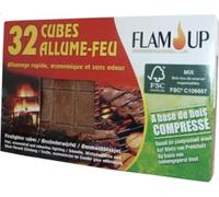 Allume-Feu Bois Compressé x32 Cubes - Allumes feux