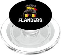 Flanders Girl Messy Hair Chignon Belgique Bandana flamand PopSockets PopGrip pour MagSafe