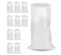 Flandria 20 Sacs à Gravats Polypropylène 55x95 cm, Résistant 55Kg et Réutilisable, Pour Chantier, sable, terre, graviers, Déchets Verts