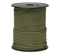 Flandria Corde Kaki polypropylène tressé, 4 mm ± 100m, 414K