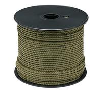 Flandria - Corde Polypropylène Tressée Kaki Ø 3,5 mm | Bobine ± 100 m | Drisse PP Robuste Multi-Usage - Jardinage, Bricolage, Camping, Pêche