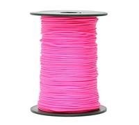 Flandria Corde Tressée en Polypropylène Rose Fluo Ø 1,5 mm Bobine 1000 Mètres | Corde Fine Souple, Multi-Usages pour Bricolage, Jardin, Loisirs Créatifs