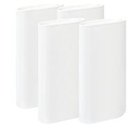 Flanelle de coton biologique pour l'huile de ricin, flanelle coton biologique pour l'huile ricin, 4 pièces d'emballage réutilisable 16 x 7 pouces, très absorbant doux pour 'abdomen, pour un