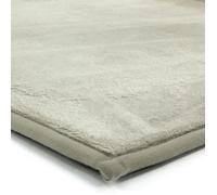 FLANELLE - Tapis extra-doux effet velours 160 x 230 cm Beige Écru