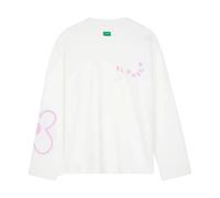 Flâneur - Blossom Long Sleeve - Homme - Tops - Blanc - Taille: XL
