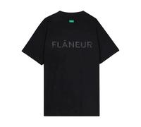 Flâneur - T-shirt à logo brodé - Homme - Tops - Noir - Taille: S
