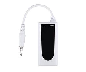 Flanger FC -21 E -Gitarren -Bass-Konverter - Affectez les Effets Sonores - pour IOS et Android - Accessoire Utile pour les Guitaristes - Blanc - Blanc