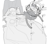 Givi Tanklock Adaptateur De Montage Bmw F 650/700/800 Gs&f 800 Gs Adventure One Size Black