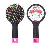 Flango Couple Lover Art Déco Mode Salon Démêlant Brosse à Cheveux Coussin Base