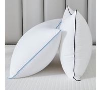 Flanhorest Lot de 2 oreillers de lit pour Dormir - Taille Standard - Oreiller rafraîchissant de qualité hôtelière avec Rembourrage Alternatif en Peluche Douce de qualité supérieure pour Les Personnes