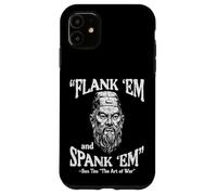Flank Em Spank Em Sun Tzu Dire Drôle Meme Hommes Femmes Enfants Coque pour iPhone 11