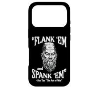 Flank Em Spank Em Sun Tzu Dire Drôle Meme Hommes Femmes Enfants Coque pour iPhone 17 Pro