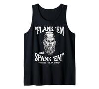 Flank Em Spank Em Sun Tzu Dire Drôle Meme Hommes Femmes Enfants Débardeur