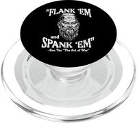 Flank Em Spank Em Sun Tzu Dire Drôle Meme Hommes Femmes Enfants PopSockets PopGrip pour MagSafe