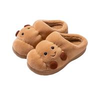 Flanliy Chaussons Homme Hiver Chaud, Chaussons Femme Doux Et Confortables,Chausson Personnalisé Chaud Pour Homme Et Femme,LéGer AntidéRapant Belle,Pour L'IntéRieur L'ExtéRieur (42-43)