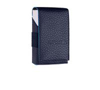 FLAPCASE N°1 • NAVY BLU • Étui à cigarettes design fabriqué à la main en Autriche, en cuir végétalien pour 19, 20, 21 paquets de cigarettes taille normale, King Size