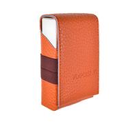FLAPCASE N°1• Sunrise Orange • Premium Designer Porte-Cigarettes, Design Classique, Fait à la Main en Autriche, Plus Haute qualité, étui à Cigarettes Standard 19, 20, 21 Cigarettes
