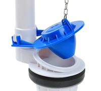 Flāpper Abattant de toilette, en ABS, 5,8 cm, pour économie d'eau, sceau durable, installation facile, pour salle de bain, spot publicitaire, personnes âgées