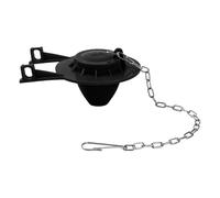 Flapper de toilette - Flapper de réservoir de toilettes avec chaîne et crochet | Remplacement d'aileron de salle de bain, aileron de toilette, aileron pour butée de toilettes - Couvercle de prise