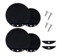 Flapper de vidange de bateau | Ensemble de marine Scupper de 4 pièces | Bouchon de sortie d'eau résistant | Kit de remplacement de drainage de conception à double taille | Accessoire pour gu