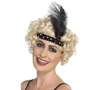 Femmes Rugissant 20's Charleston Plume Gatsby Bandeau Accessoire Déguisement