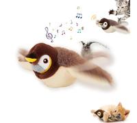 Flapping Bird Cat Toy, Flying Bird Toy for Indoor Cats, Simulated Chirping Bird Cat Toy, Interactive Flying Bird Cat Toys, Interactive Flying Bird Cat Toys for Indoor Cats (1PC)