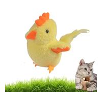 Flapping Bird Cat Toy (No Flying), Birds Cat Toy Flapping Wings, Lifelike Chirp Tweet, Touch Activated Kitten Plaything , Rechargeable/Battery,Flying Bird Toys for Indoor Cats (Rechargeable E)