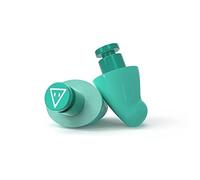 Flare Earshade - Bouchons d'oreille - Bloque le son - Aluminium aérospatial et mousse à mémoire de forme super douce - Vert