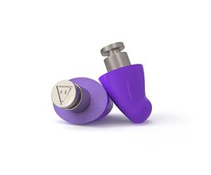 Flare Earshade Pro - Bouchons d'oreille - Block Sound - Titane aérospatial et mousse à mémoire de forme super douce - Violet
