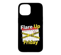 Flare Up Sun LUN Mar Mer Jeu Ven Sam Vendredi Douleur Chronique Coque pour iPhone 15