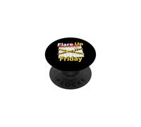 Flare Up Sun LUN Mar Mer Jeu Ven Sam Vendredi Douleur Chronique PopSockets PopGrip Adhésif