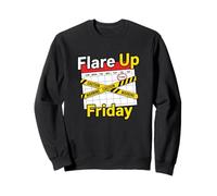 Flare Up Sun LUN Mar Mer Jeu Ven Sam Vendredi Douleur Chronique Sweatshirt