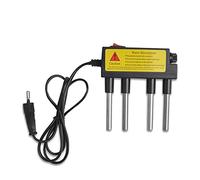 Flaroey 1 Pièce Électrolyseur Barre de Fer Électrolytique Testeur TDS Électrolyseur Test de la Qualité de L'Eau, Prise Ue