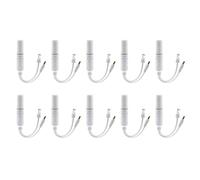 Flaroey 10Pc POE Séparateur Étanche avec Balun Vidéo + Module d'alimentation par Câble Adaptateur D'Injection d'alimentation 48 à 12V pour Extendeur de Caméra IP, Fabrication de Haute Qualité