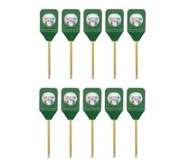 Flaroey 10PCS Moniteur de L'Humidité Du Sol Portable Mini Analyseur de Sol en Pot Testeur D'Humidité et de Température des Plantes